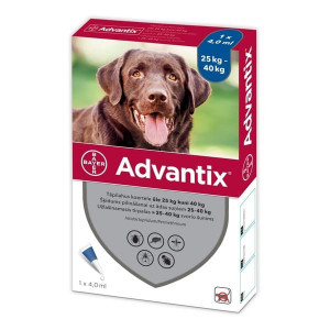 ADVANTIX 400/2000MG ŠĶĪDUMS 4ML SUŅIEM 25-40KG N1